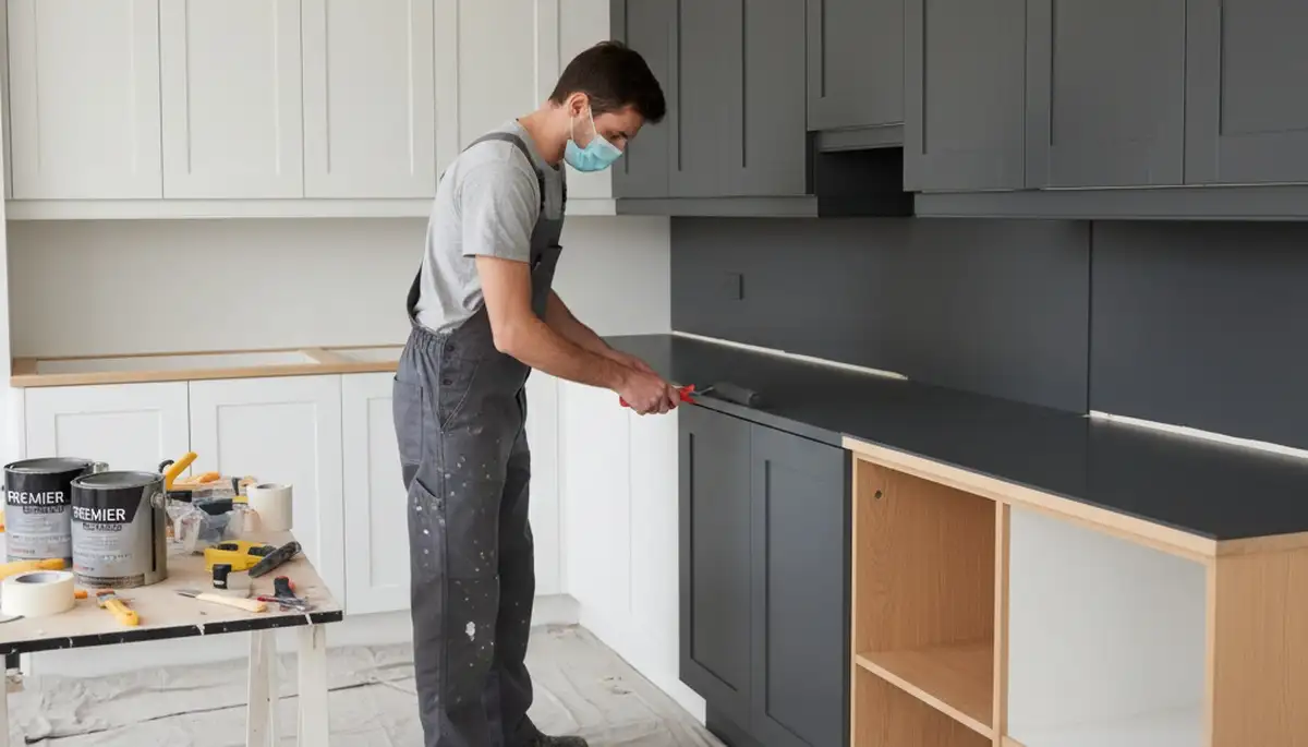 Cabinet painting in Flagstaff, AZ by Flagstaff Paint Pros for durable, sun-resistant finish