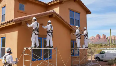 Painting contractors in Flagstaff, AZ providing professional interior and exterior painting services