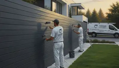 Flagstaff, AZ fence painting by Paint Pros for durable, weather-resistant curb appeal