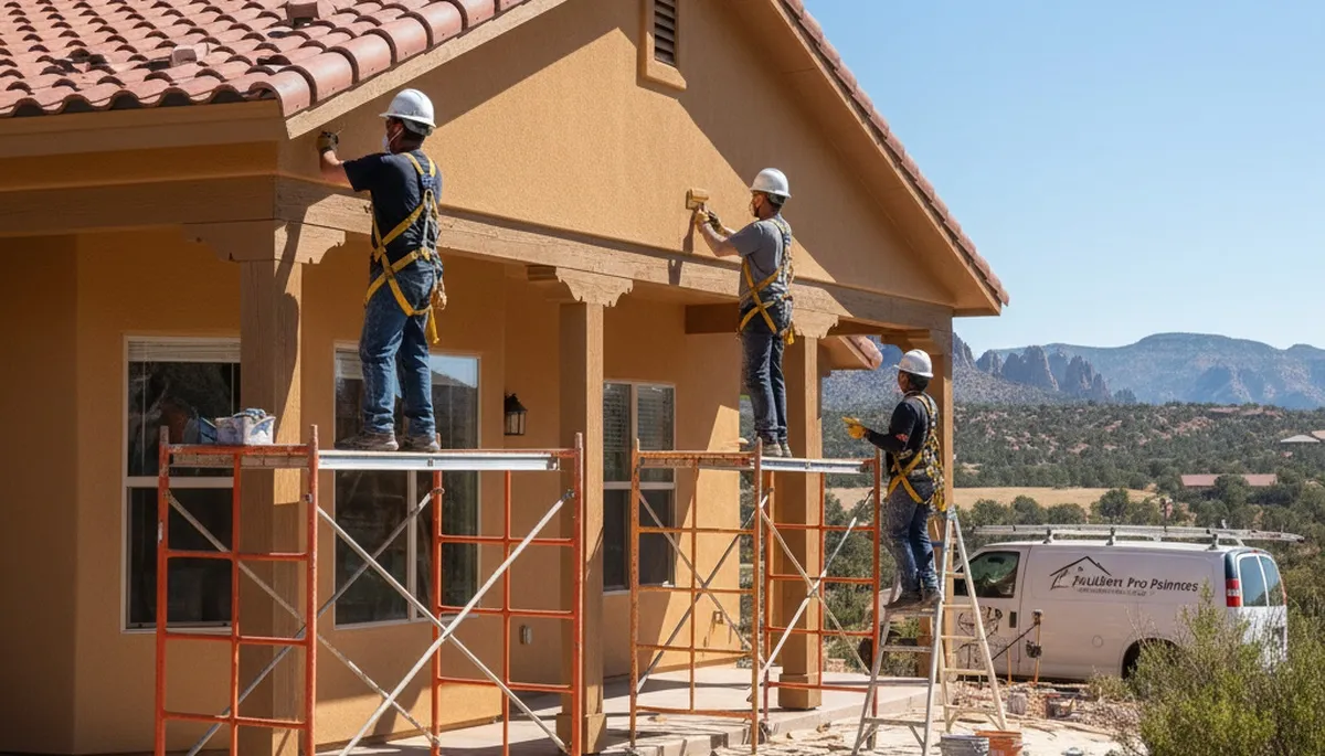 Painting contractor in Flagstaff, AZ providing professional interior and exterior painting services
