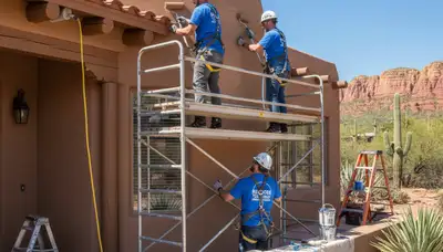 Painting contractors in Flagstaff, AZ providing professional interior and exterior home painting services