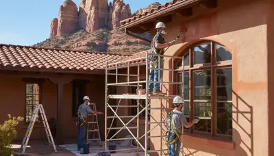 Painting contractors in Flagstaff, AZ providing professional interior and exterior painting services