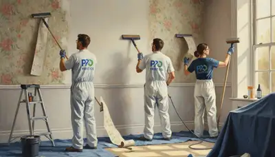 Wallpaper removal service in Flagstaff, AZ for painting contractors preparing high-elevation homes for repainting